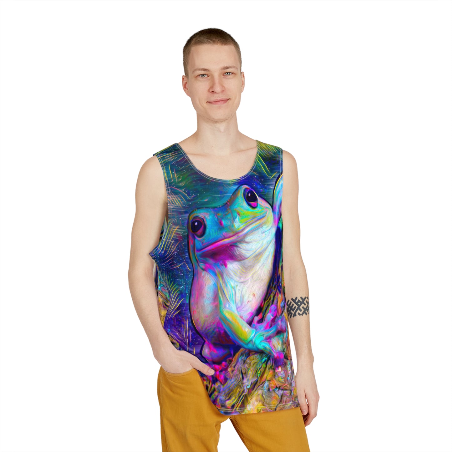 Galaxy Frog Dazzling Mega-Toad Men's Tank (AOP)