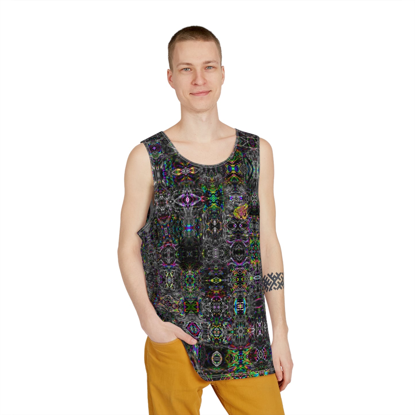 Galaxy Frog Cymadelic Kaleidoscape Tank Top