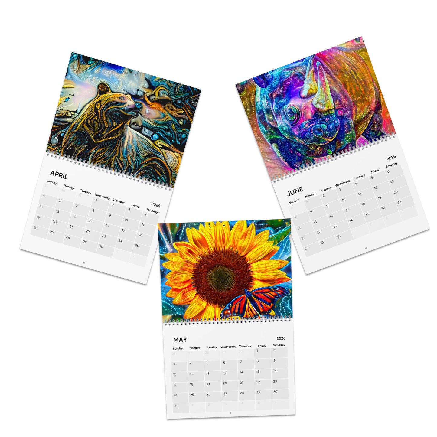 Galaxy Frog Calendar (2026)