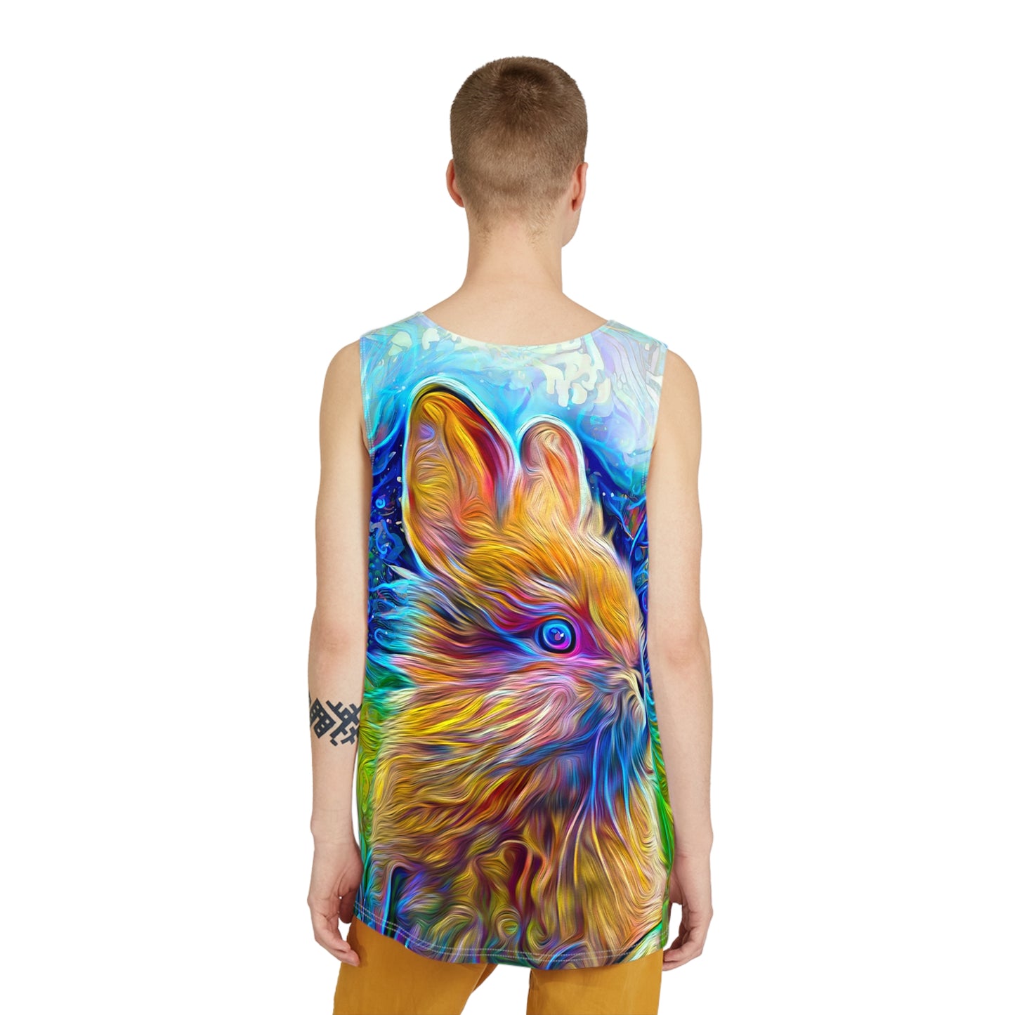Galaxy Frog - Psychedelic Rabbit - Men's Tank (AOP)