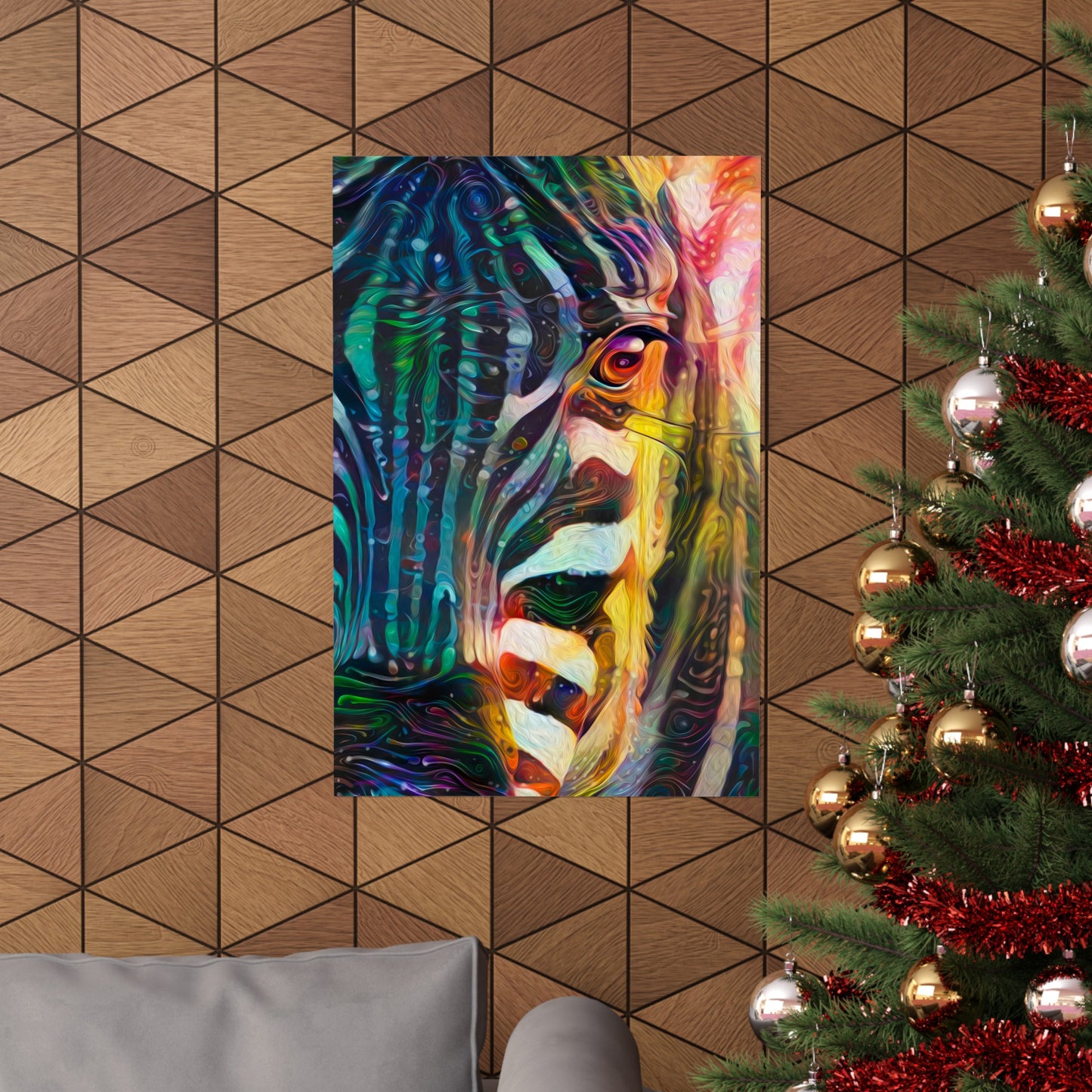 Befriending the Mystical Mare Horse Premium Matte vertical posters
