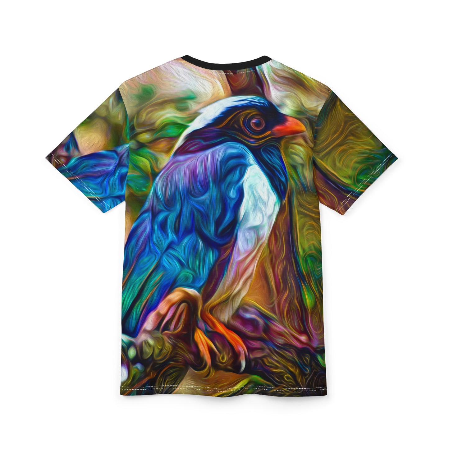 The Graceful Bluebird 🐦 Galaxy Frog T-Shirt