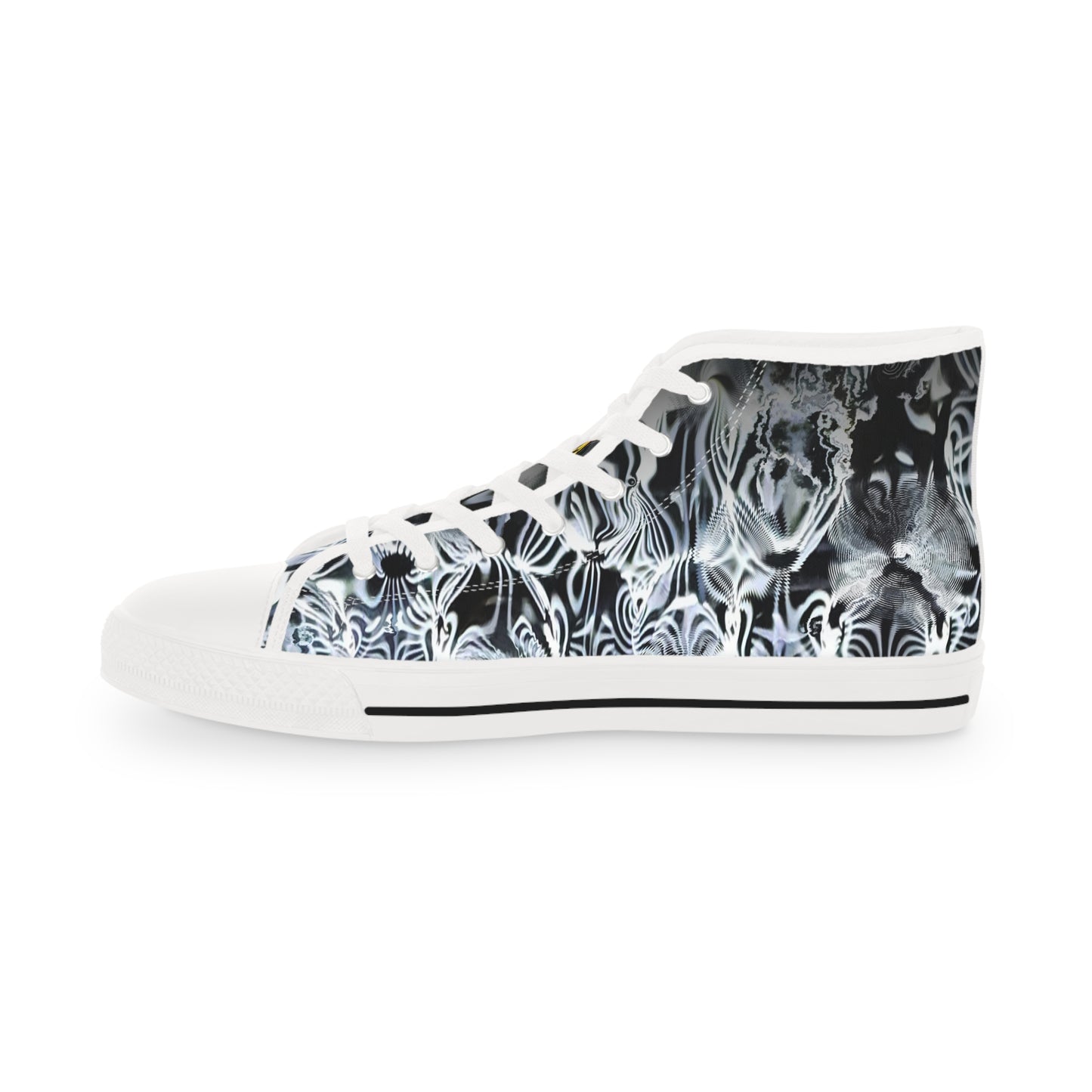 Galaxy Frog Men's High Top Cymatics Sneakers 0001