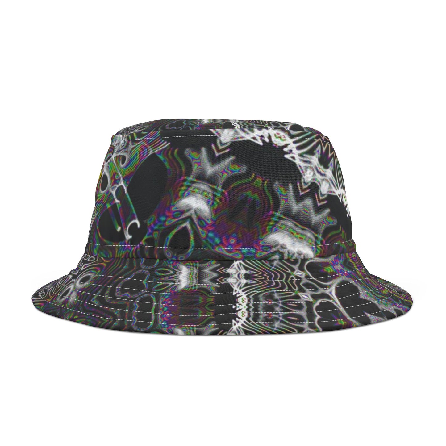Galaxy Frog Cymatics Bucket Hat (AOP)