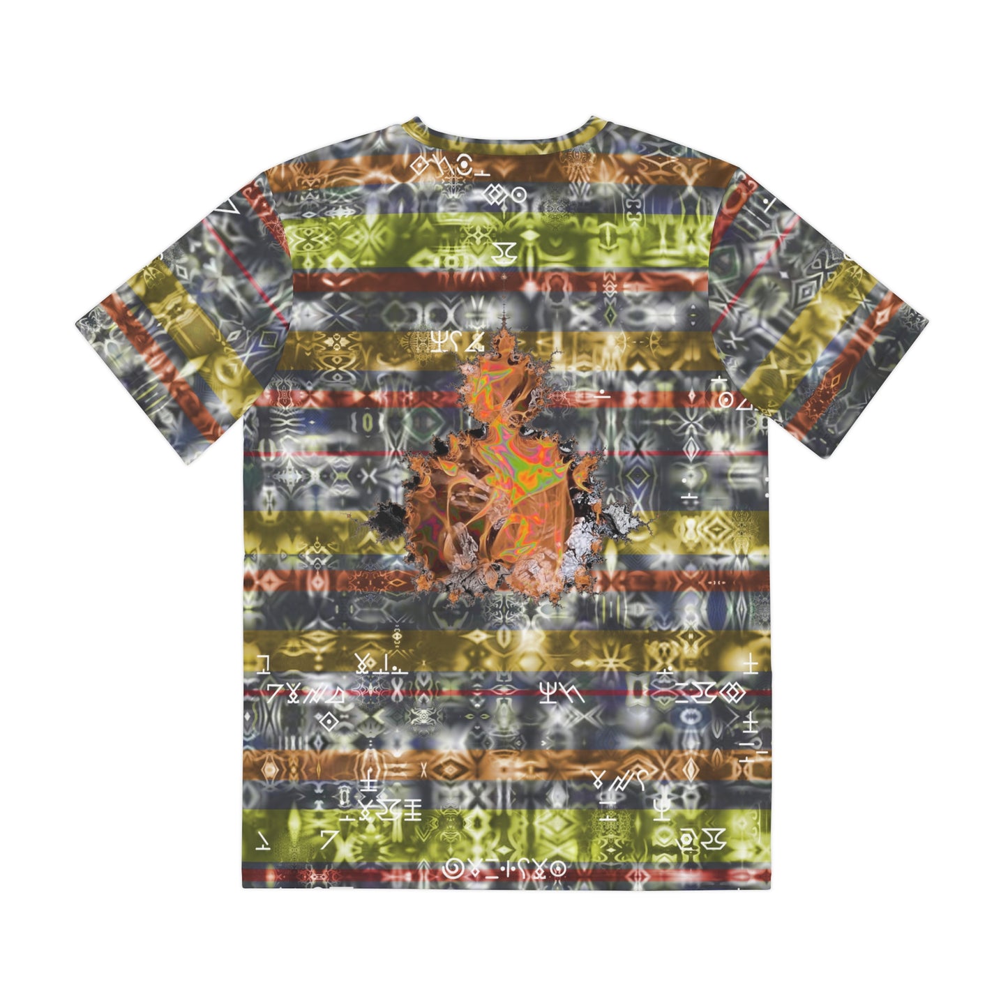 Galaxy Frog Fractal Cymagic cymatics Art Men's Tee (AOP) 0005