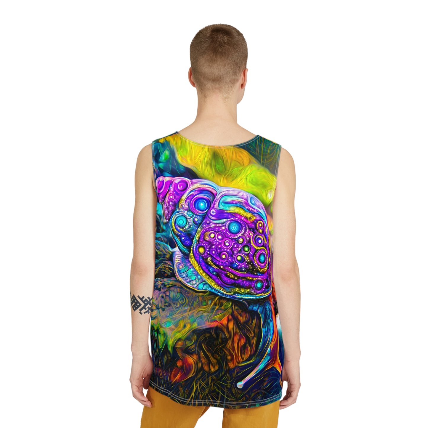 Galaxy Frog - Psychedelic Snail - Men's Tank (AOP)