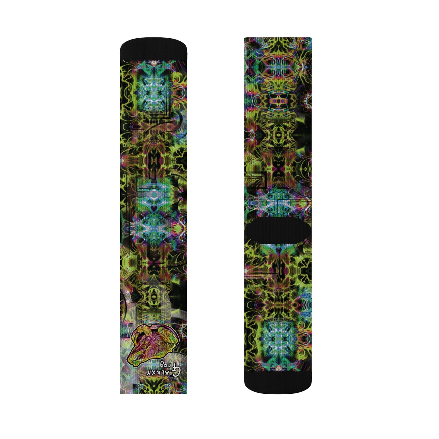 Galaxy Frog Sublimation Socks (Jordan Oaks Elders Cymatics)