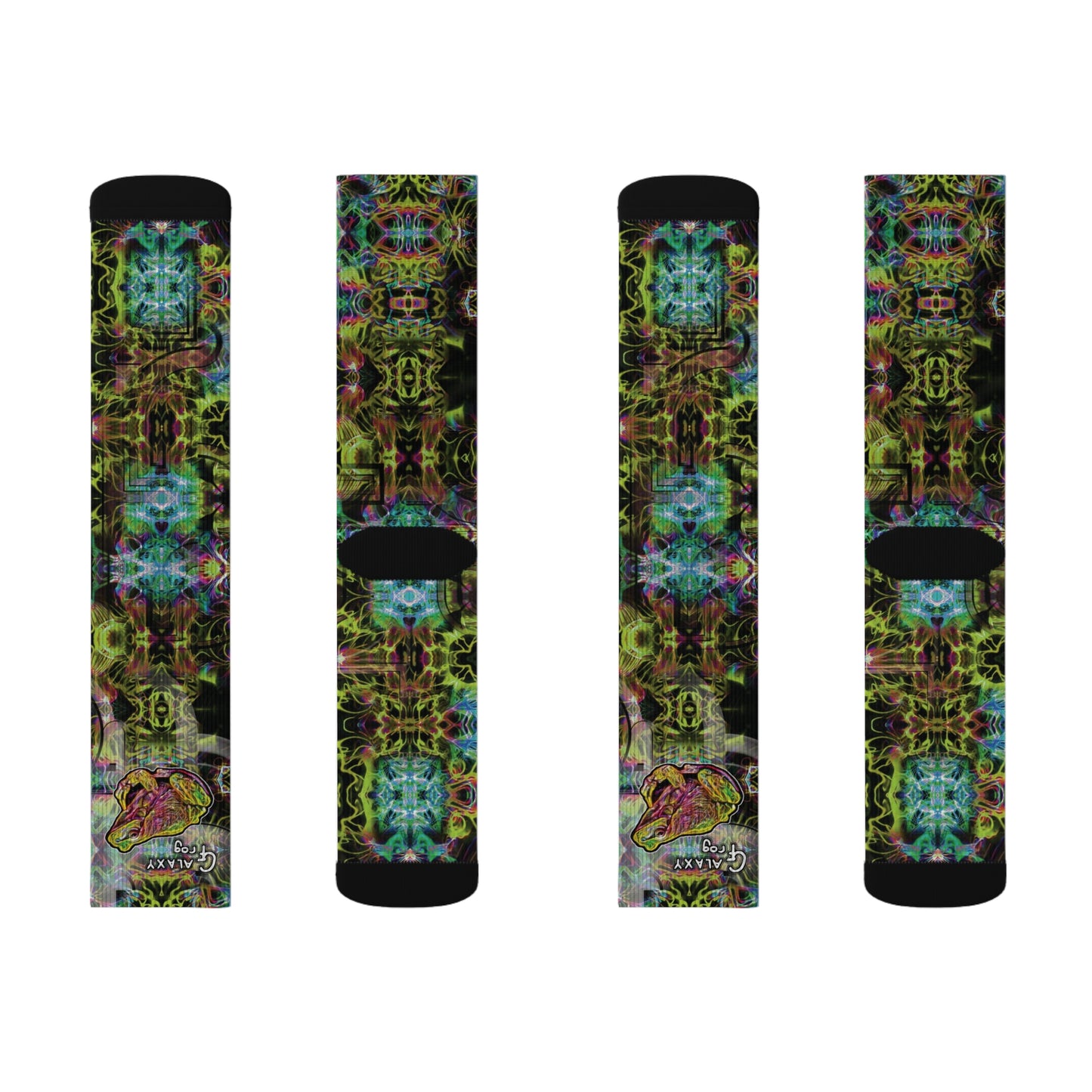 Galaxy Frog Sublimation Socks (Jordan Oaks Elders Cymatics)