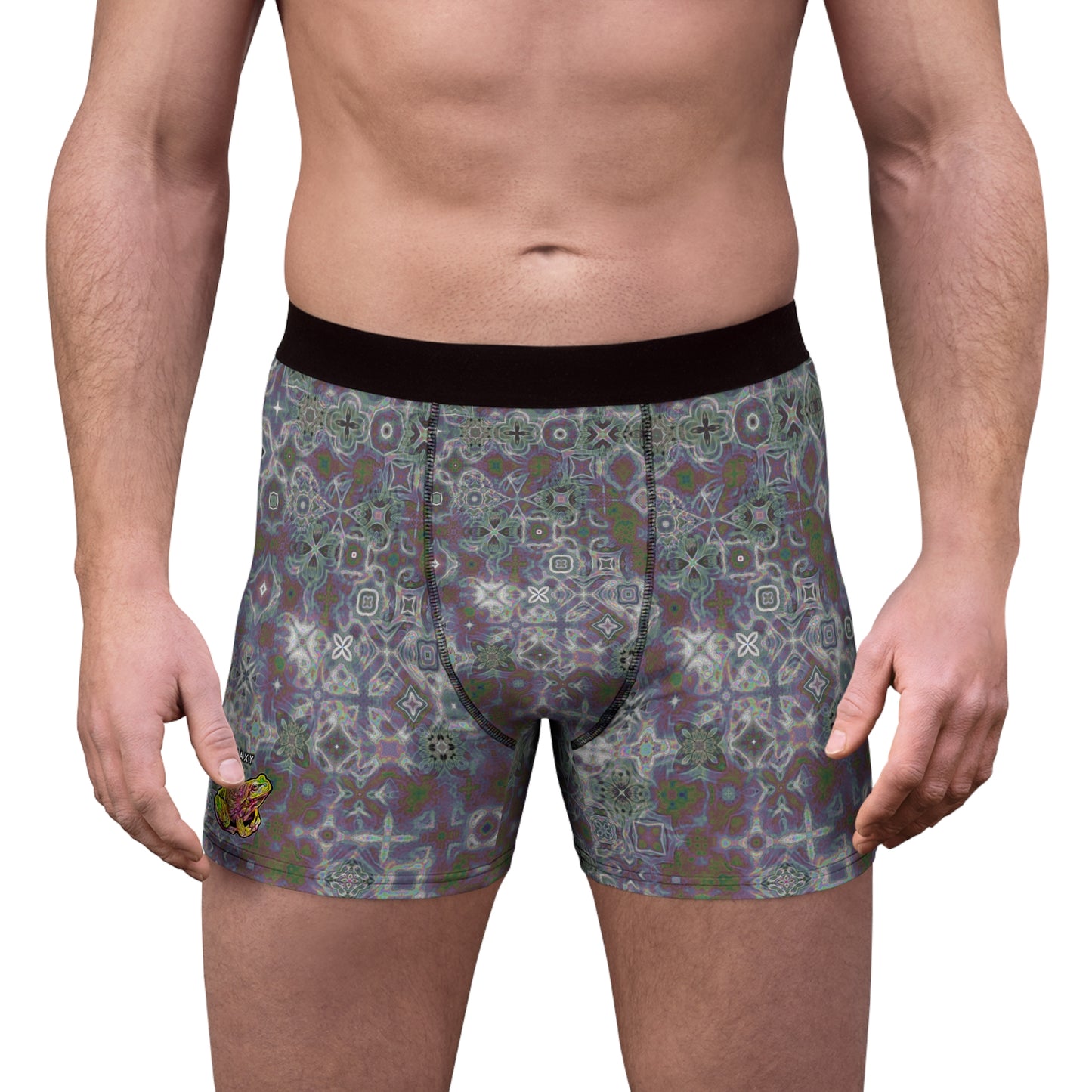 Men's Galaxy Frog Cymadelic Kaleidoscape cool Boxers