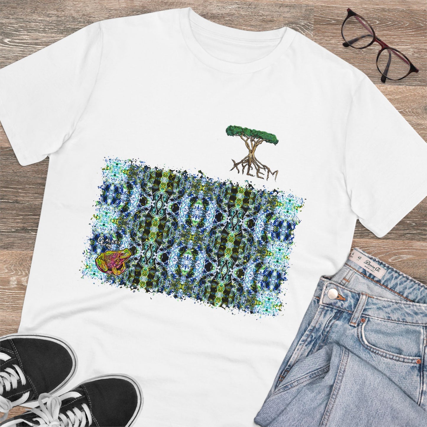 Xylem Phloem L5S1 Galaxy Froggo Cymatics organic cotton Tee