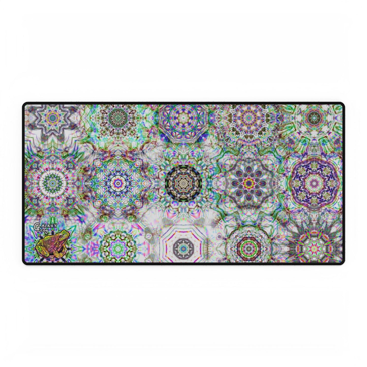 Galaxy Frog Cymagic Wellness Kaleidoscape Desk Mats