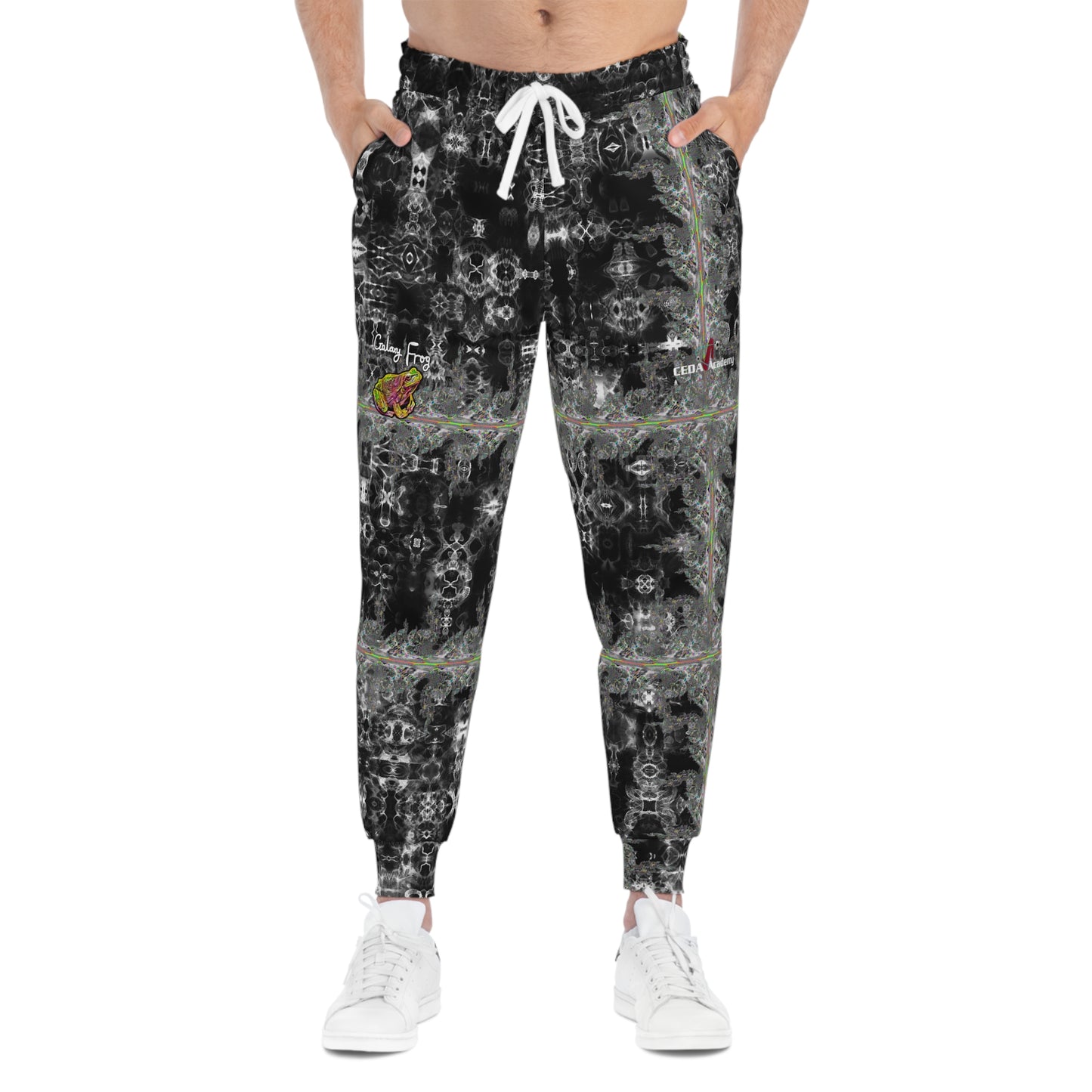 CEDA Academy Galaxy Frog Fractal Kaleidoscope Cymatics Joggers (AOP)