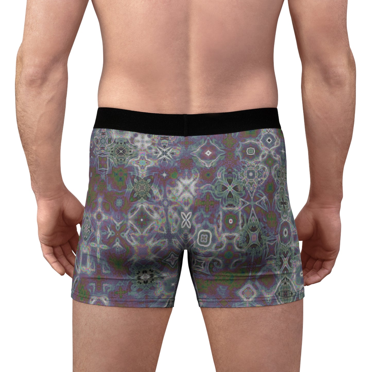 Men's Galaxy Frog Cymadelic Kaleidoscape cool Boxers