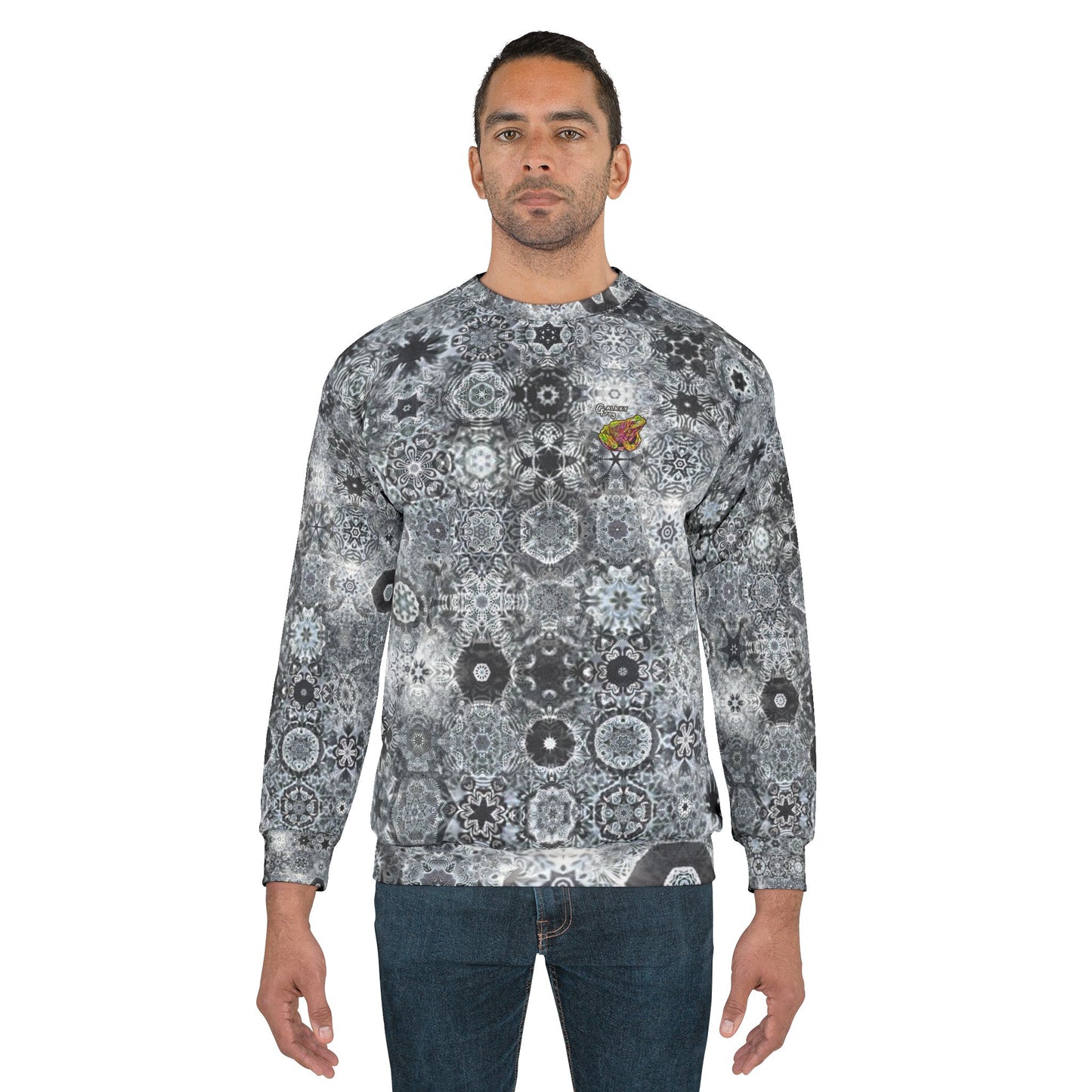 Galaxy Frog Cymatics AOP Unisex Sweatshirt
