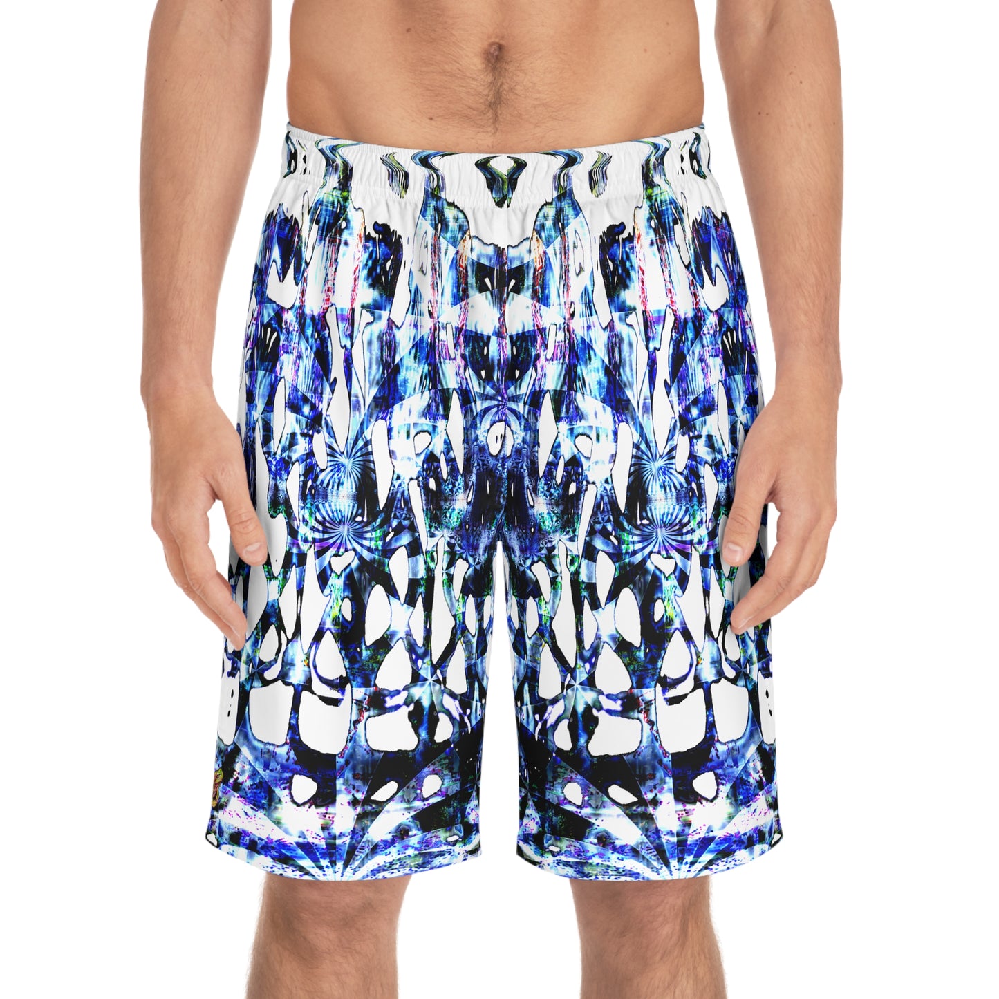 Galaxy Frog Set You Free Cymatics Cymadelic Art Men's Board Shorts