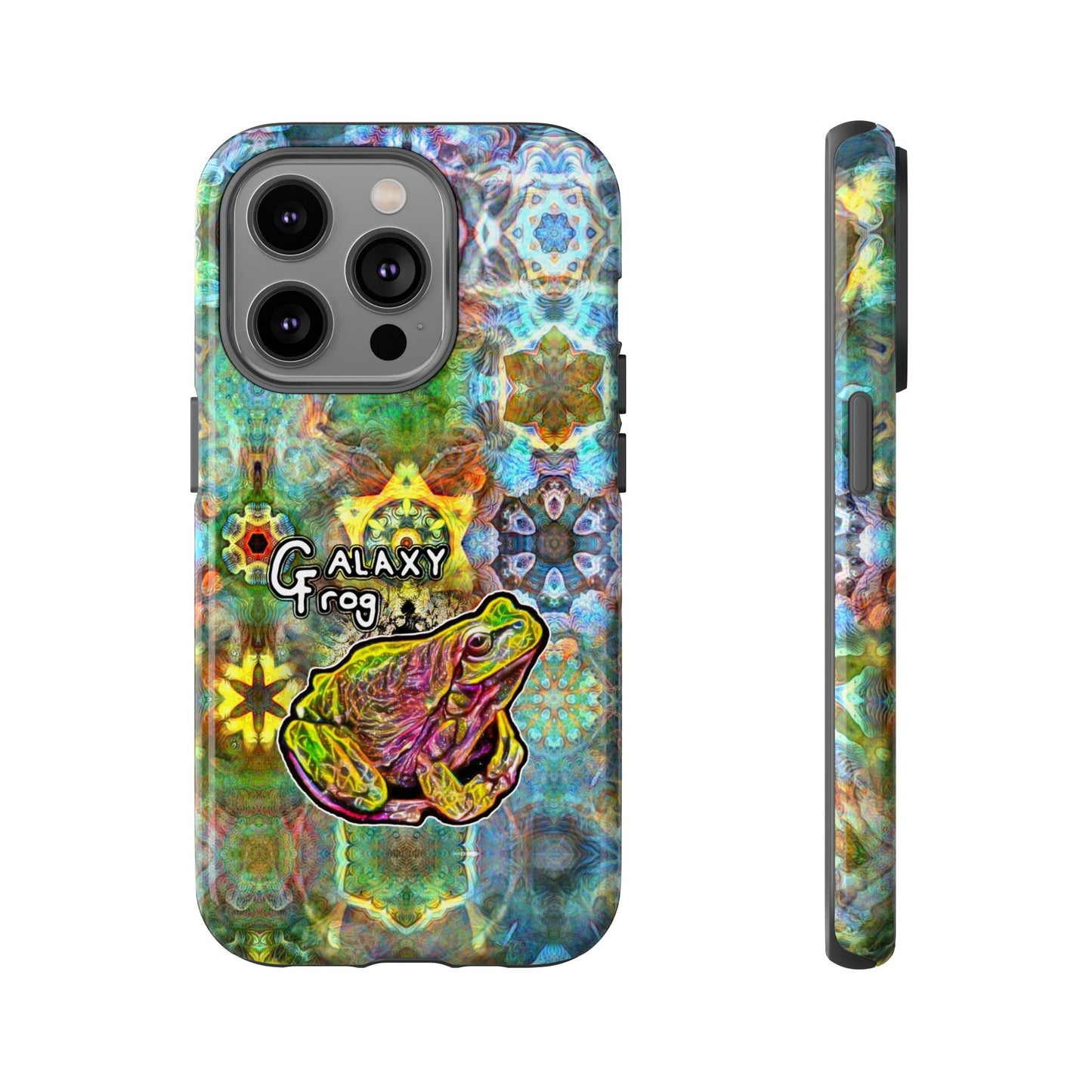 Galaxy Frog Fractal Cymagic Kaleidoscape Phone Cases