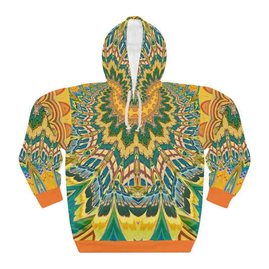 AOP Galaxy Frog Cymatics Pullover Hoodie