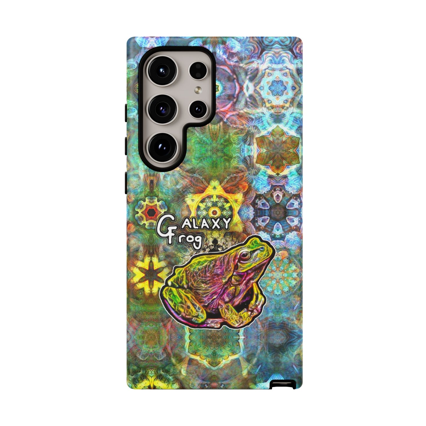 Galaxy Frog Fractal Cymagic Kaleidoscape Phone Cases