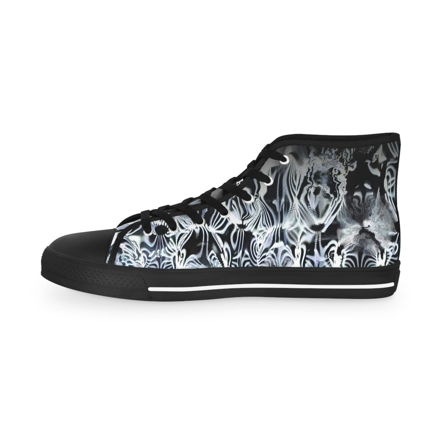 Galaxy Frog Men's High Top Cymatics Sneakers 0001