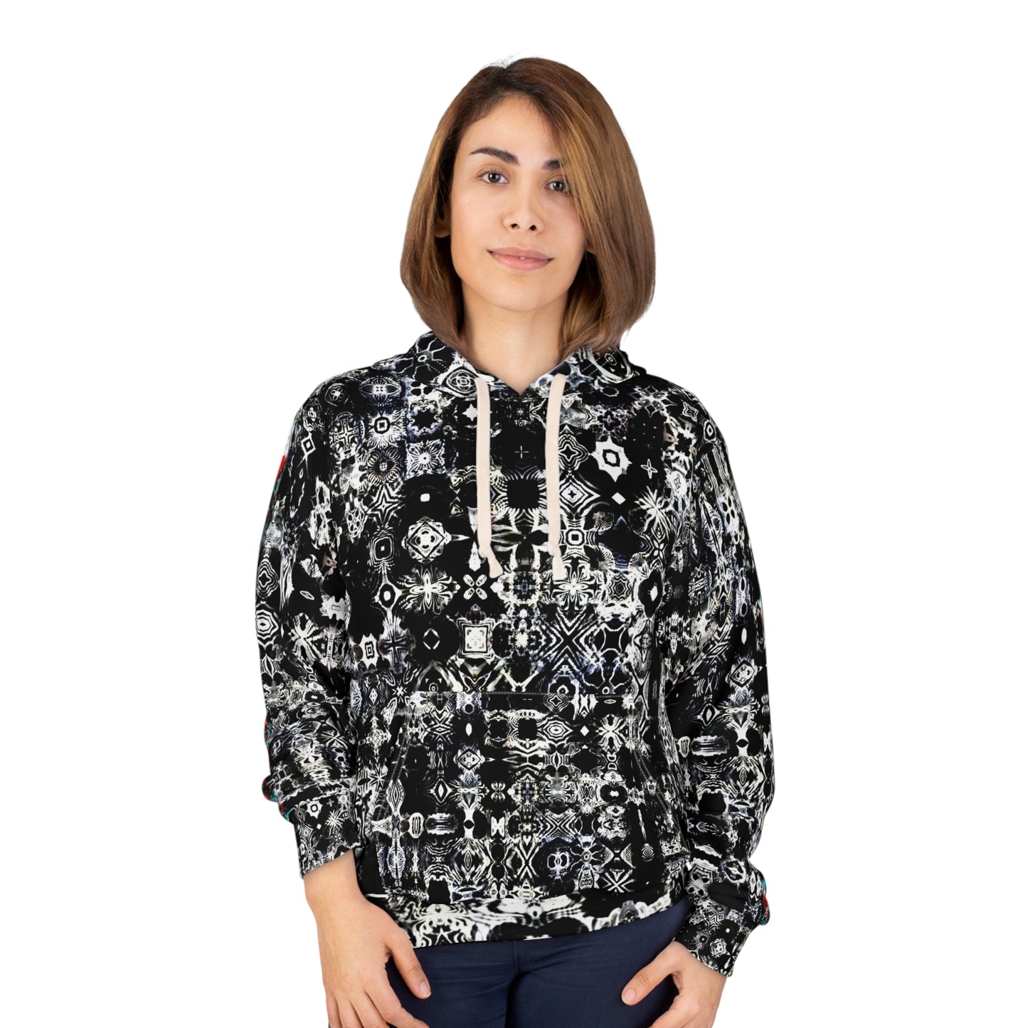 Galaxy Frog AOP Cymatics Pullover Hoodie