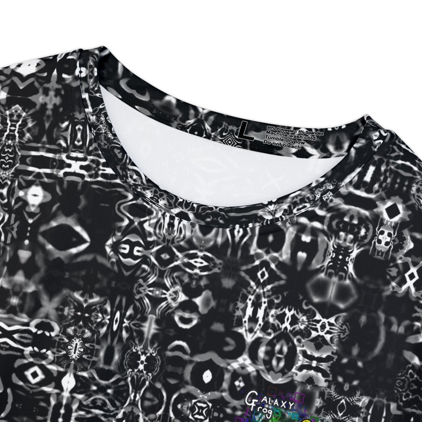 Galaxy Frog Women's Short Sleeve Cymatics  Kaleidoscape Shirt (AOP)