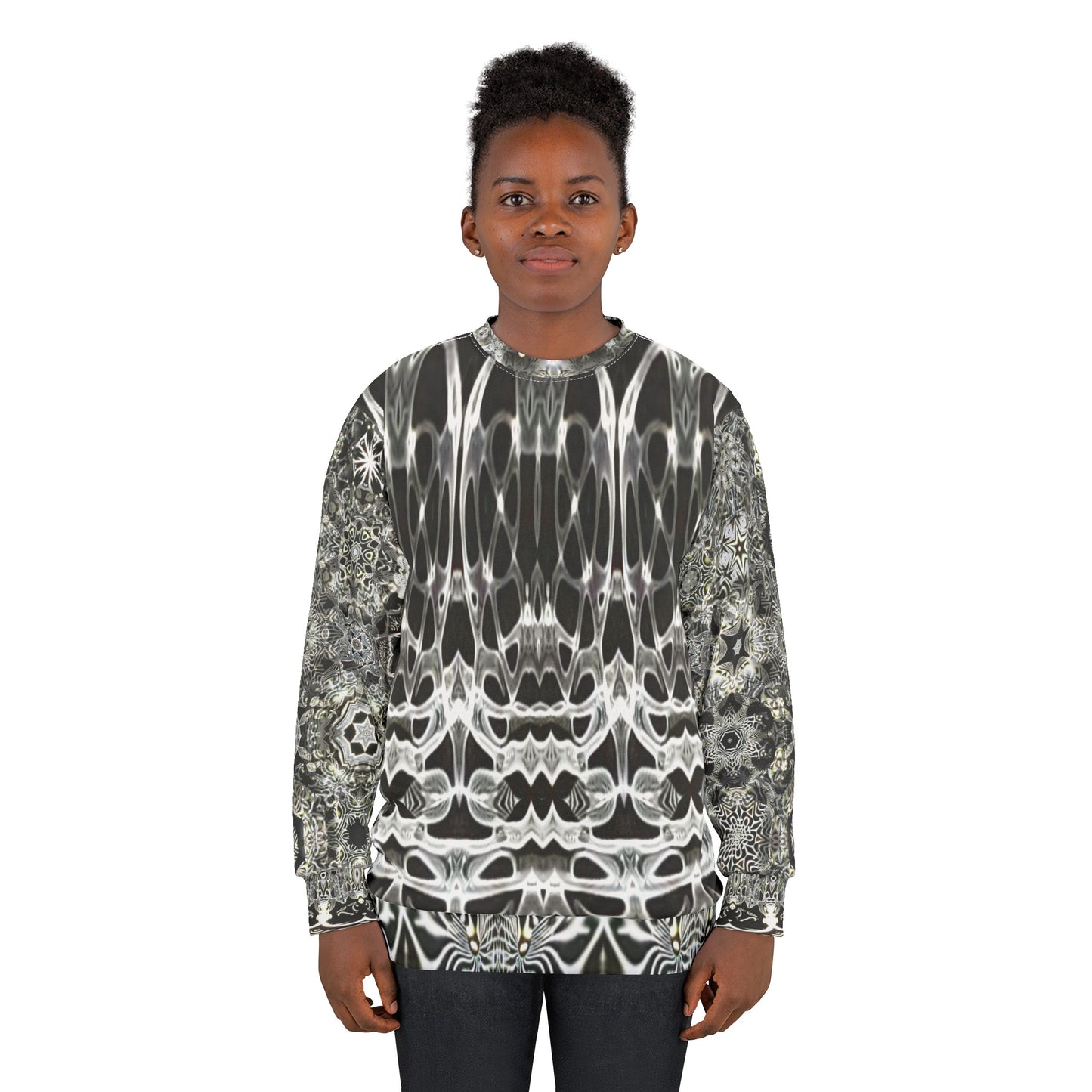 Galaxy Frog Cymatics AOP Cymatics Sweatshirt