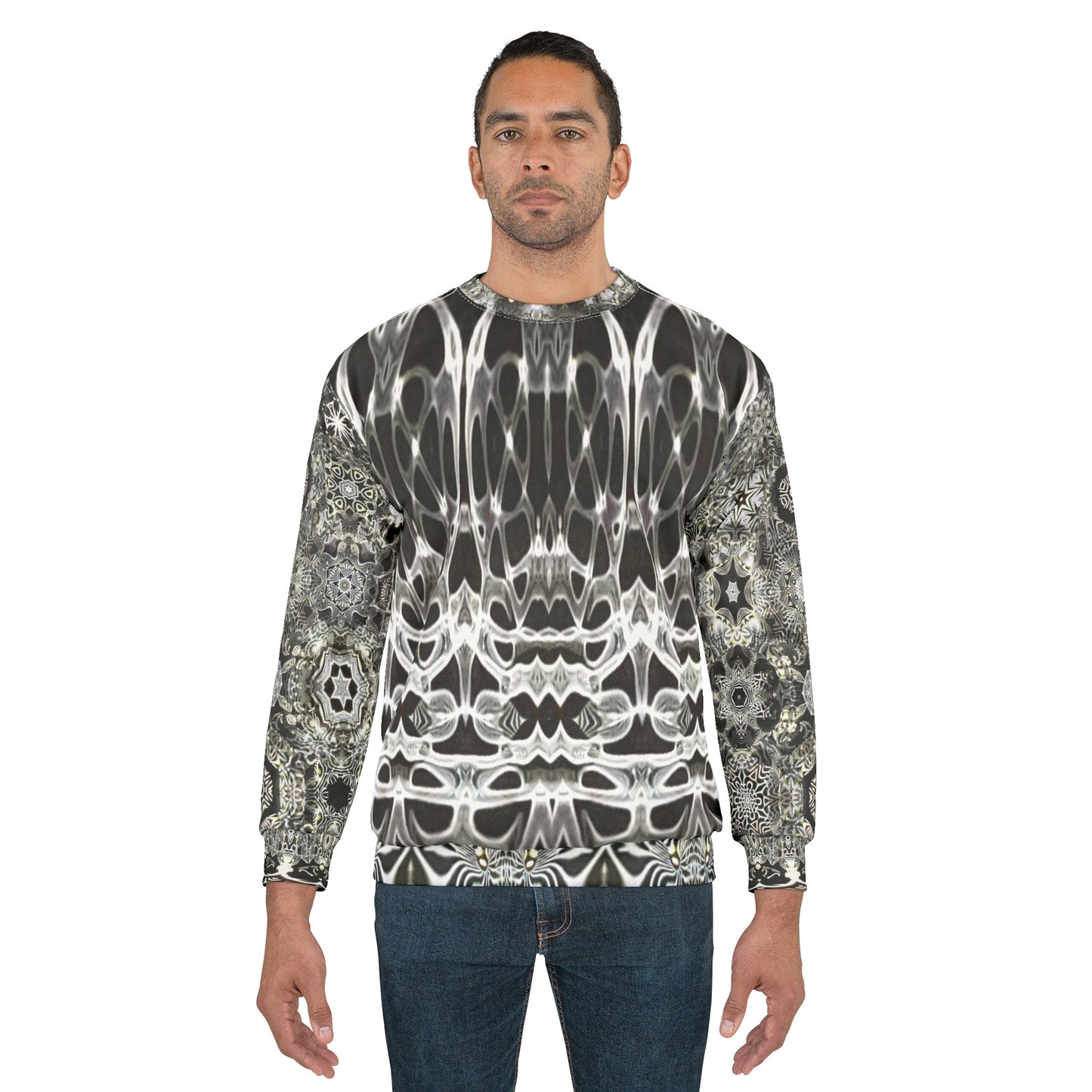 Galaxy Frog Cymatics AOP Cymatics Sweatshirt