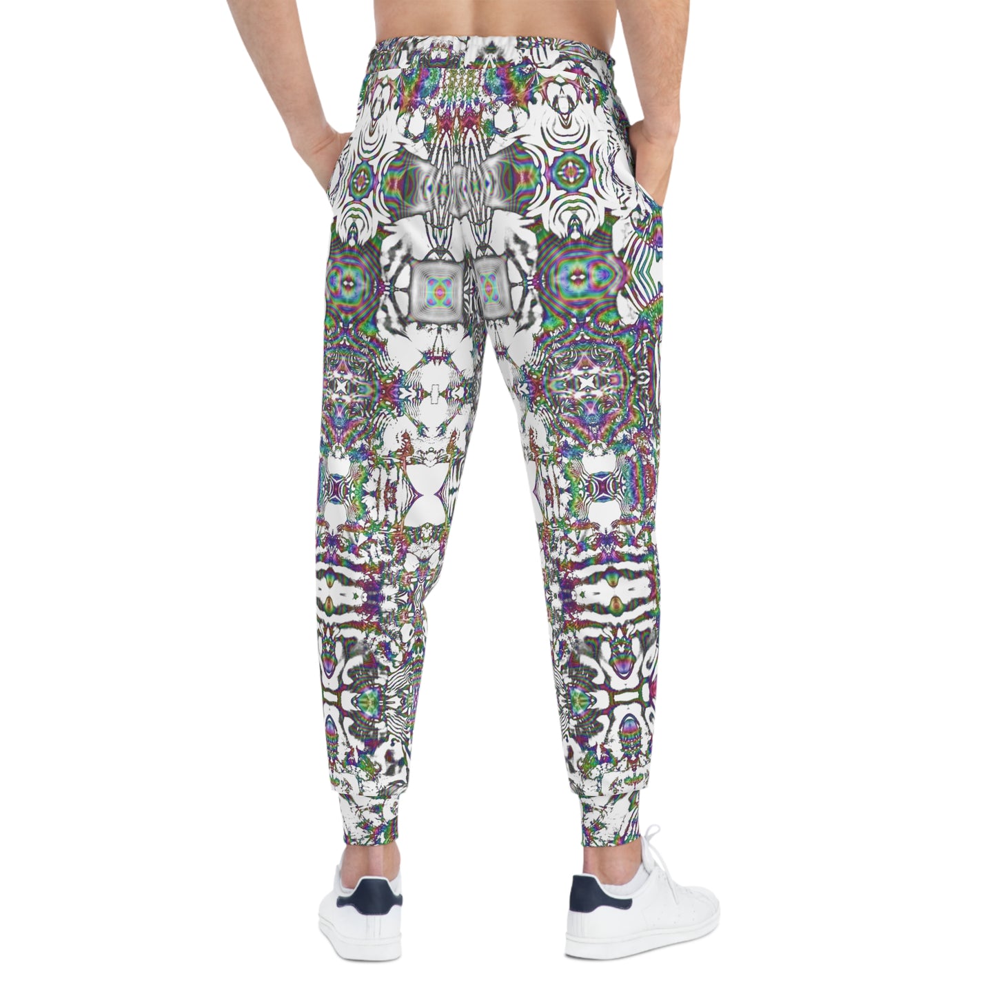 Galaxy Frog Cymadelic Kaleidoscape Athletic Joggers (AOP)