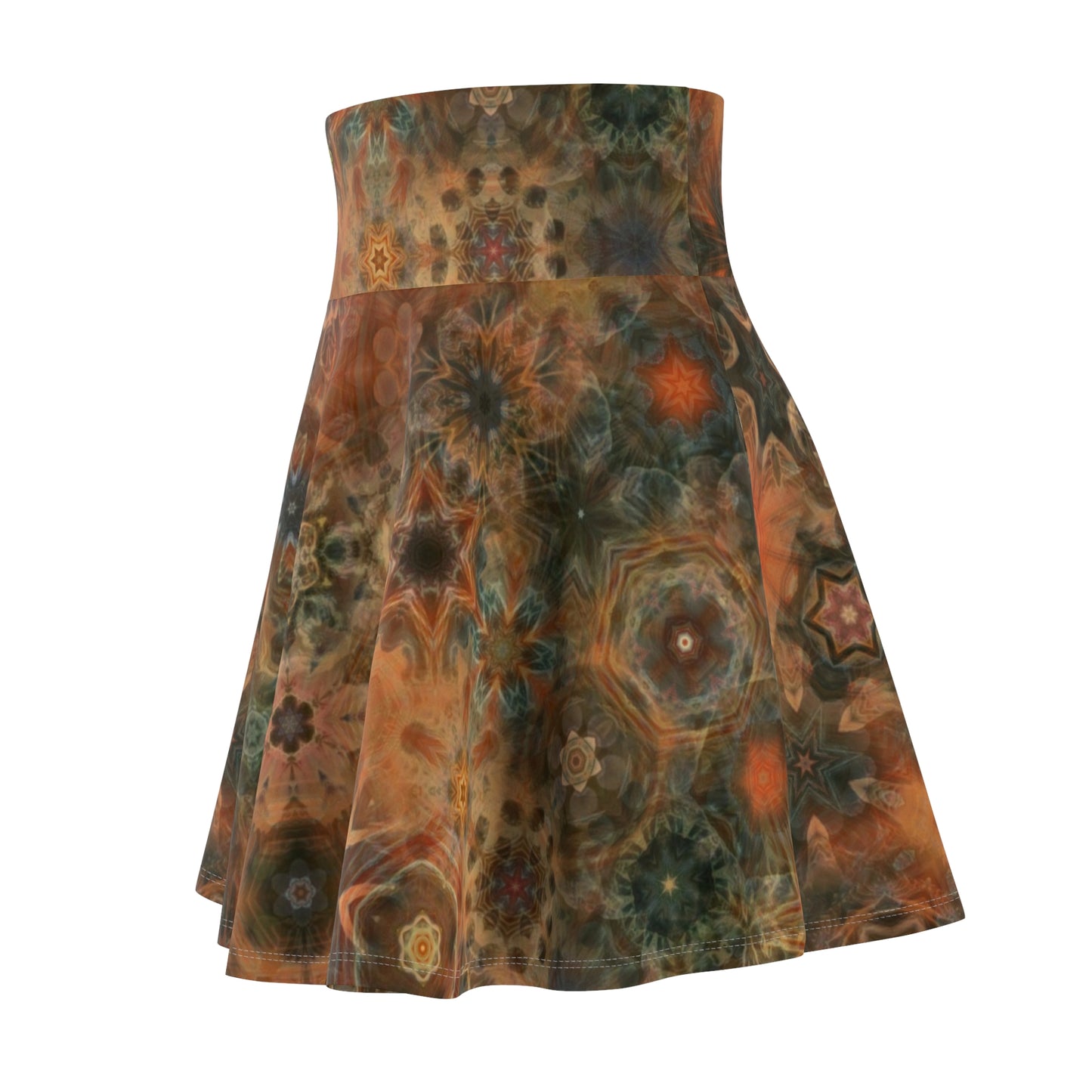 Galaxy Frog Women's Cymatic Skater Skirt