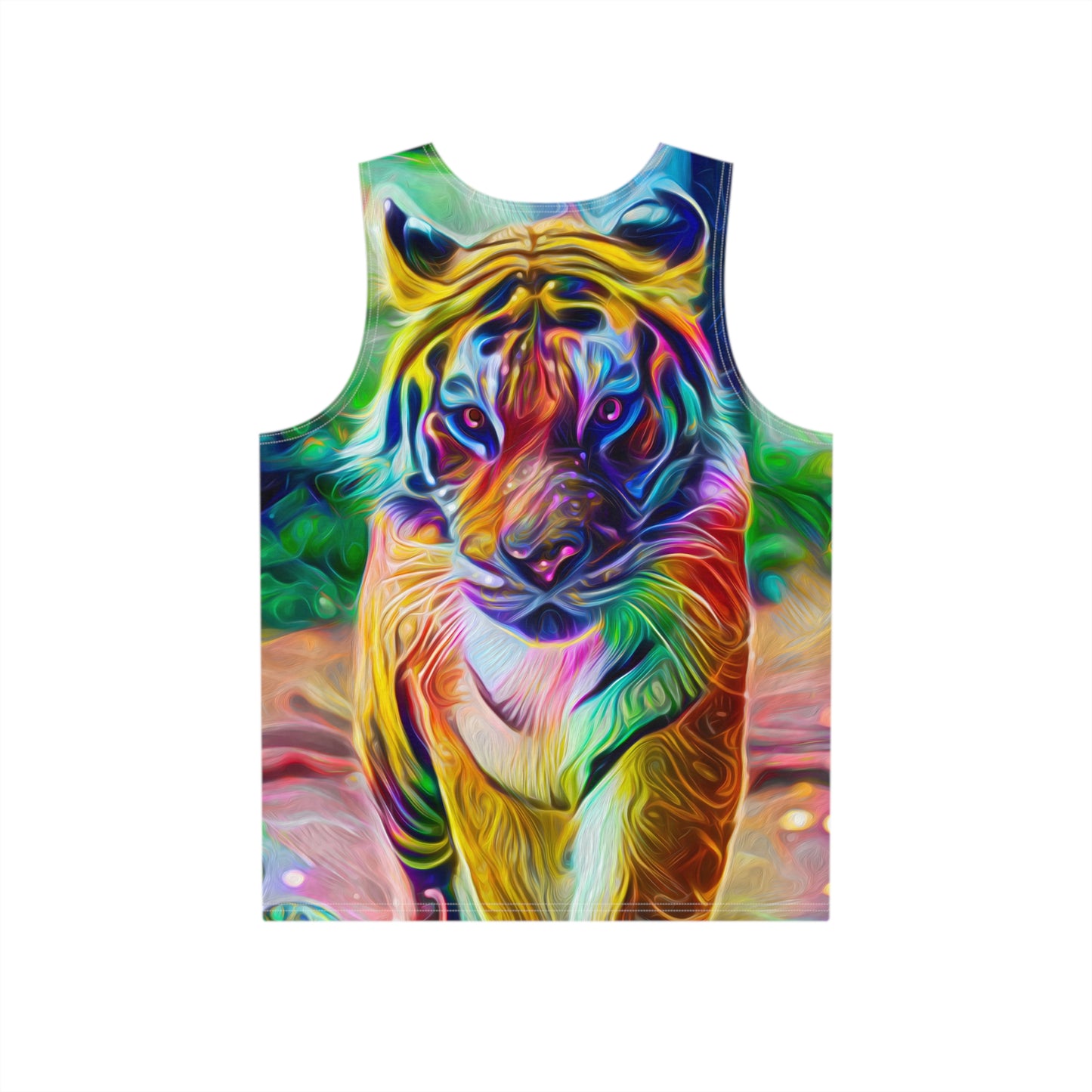 Galaxy Frog Galaxy Tiger Men's Tank (AOP)