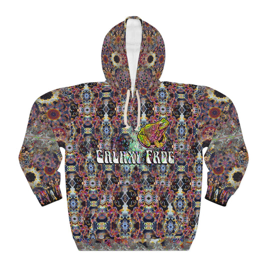 Galaxy Frog Fractal Cymagic Pullover Hoodie