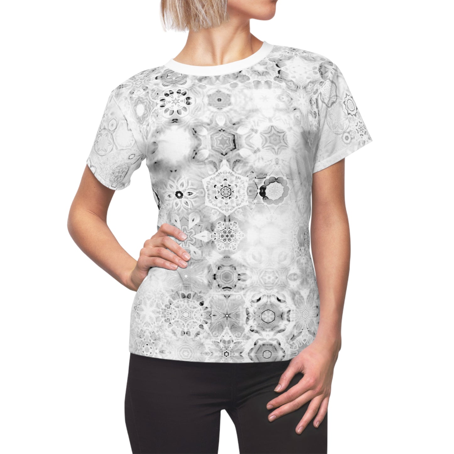 Galaxy Frog Cymatics Women's AOP Cut & Sew Tee