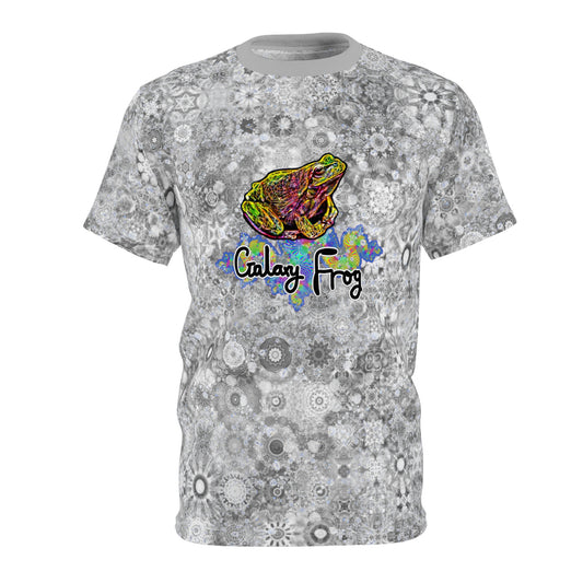 Galaxy Frog Amazing  Fractal Cymatics Kaleidoscape T-Shirt 0001