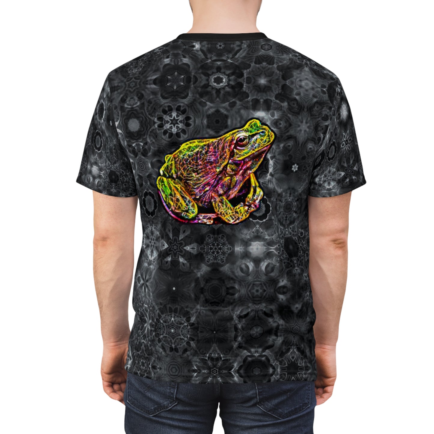 Galaxy Frog Cymatics Unisex AOP Cut & Sew Tee