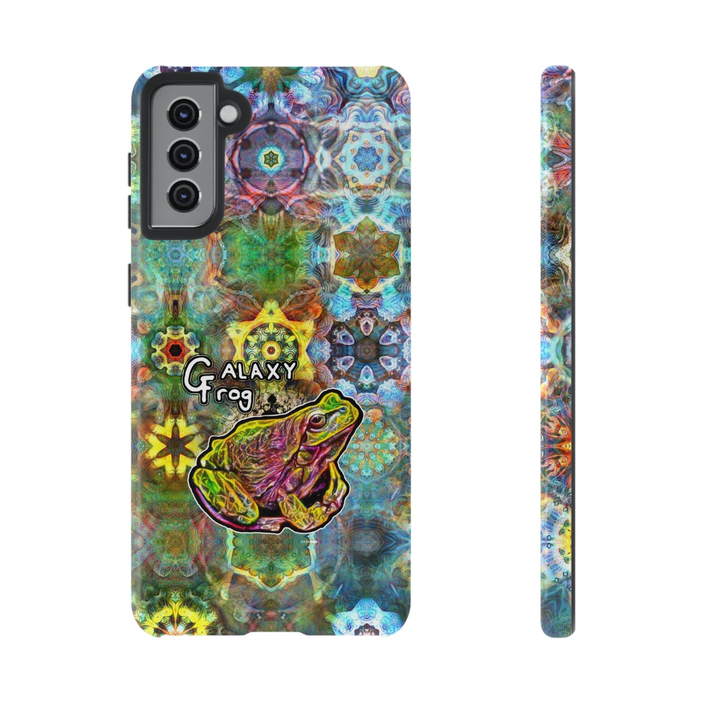 Galaxy Frog Fractal Cymagic Kaleidoscape Phone Cases