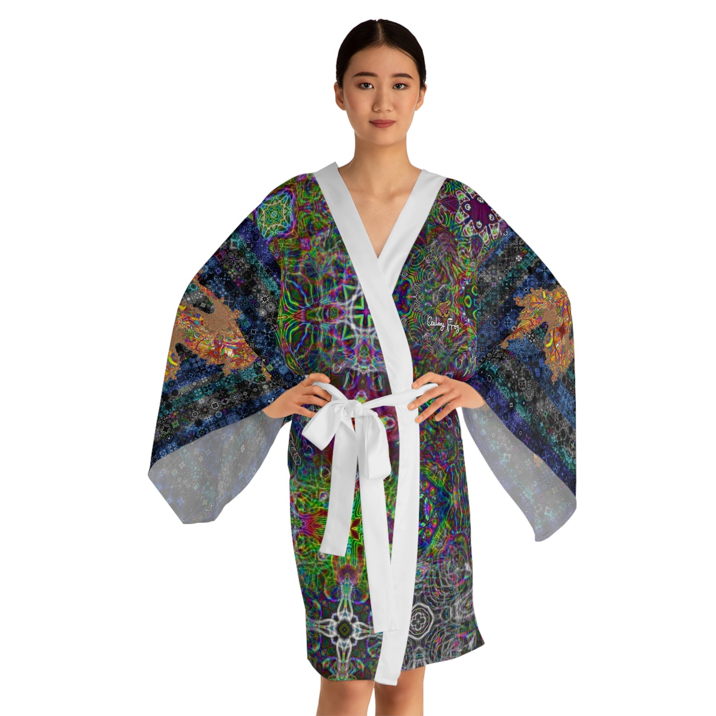 Long Sleeve Kimono Robe (AOP)