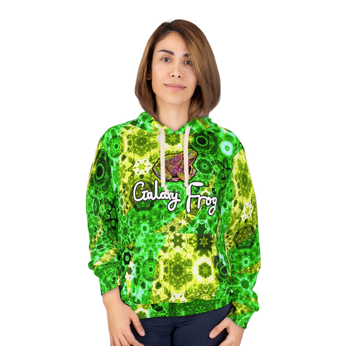 Galaxy Frog Cymatics AOP Unisex Pullover Hoodie