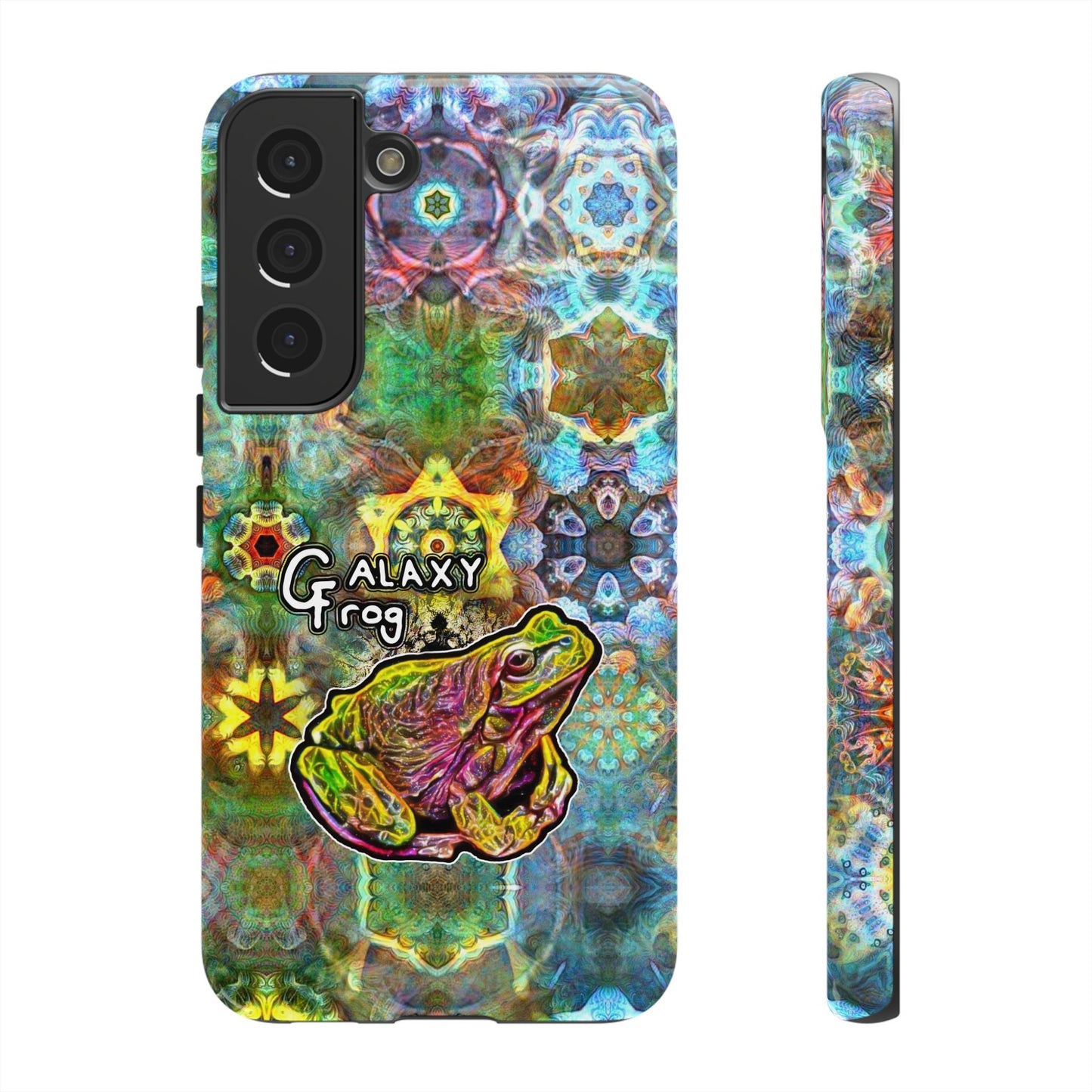 Galaxy Frog Fractal Cymagic Kaleidoscape Phone Cases