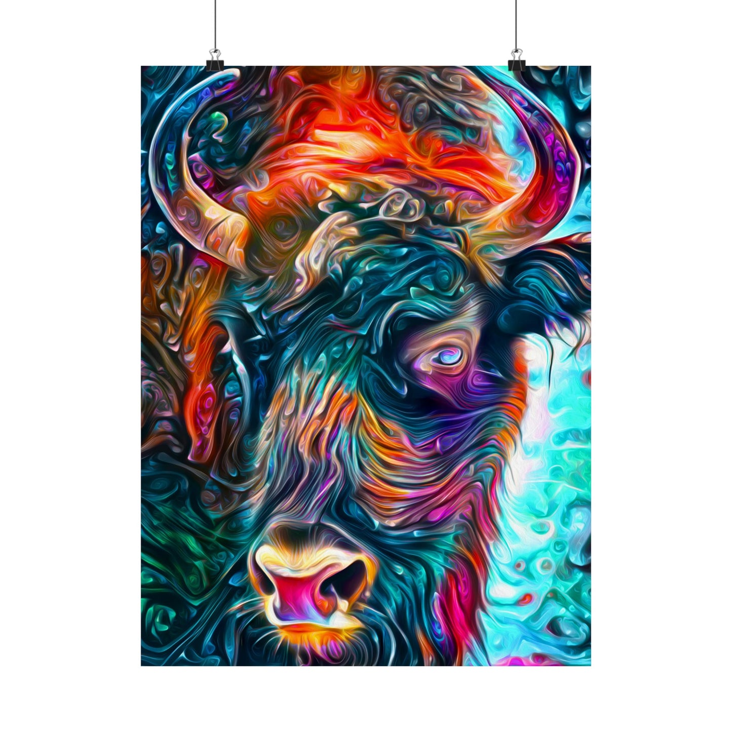 Buffalo Extravaganza Bonanza Premium Matte vertical posters