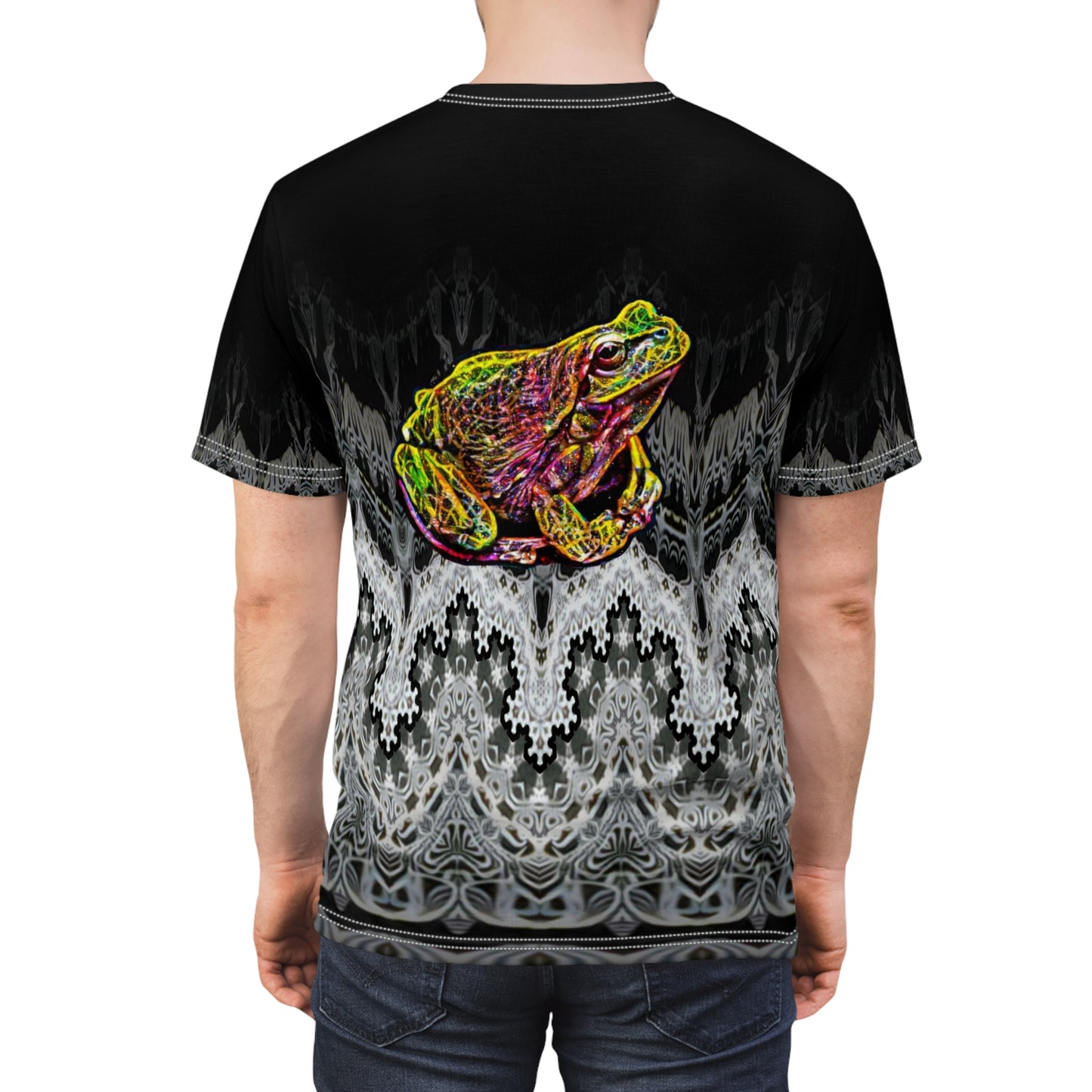 Galaxy Frog Cymatics AOP Cut & Sew Tee