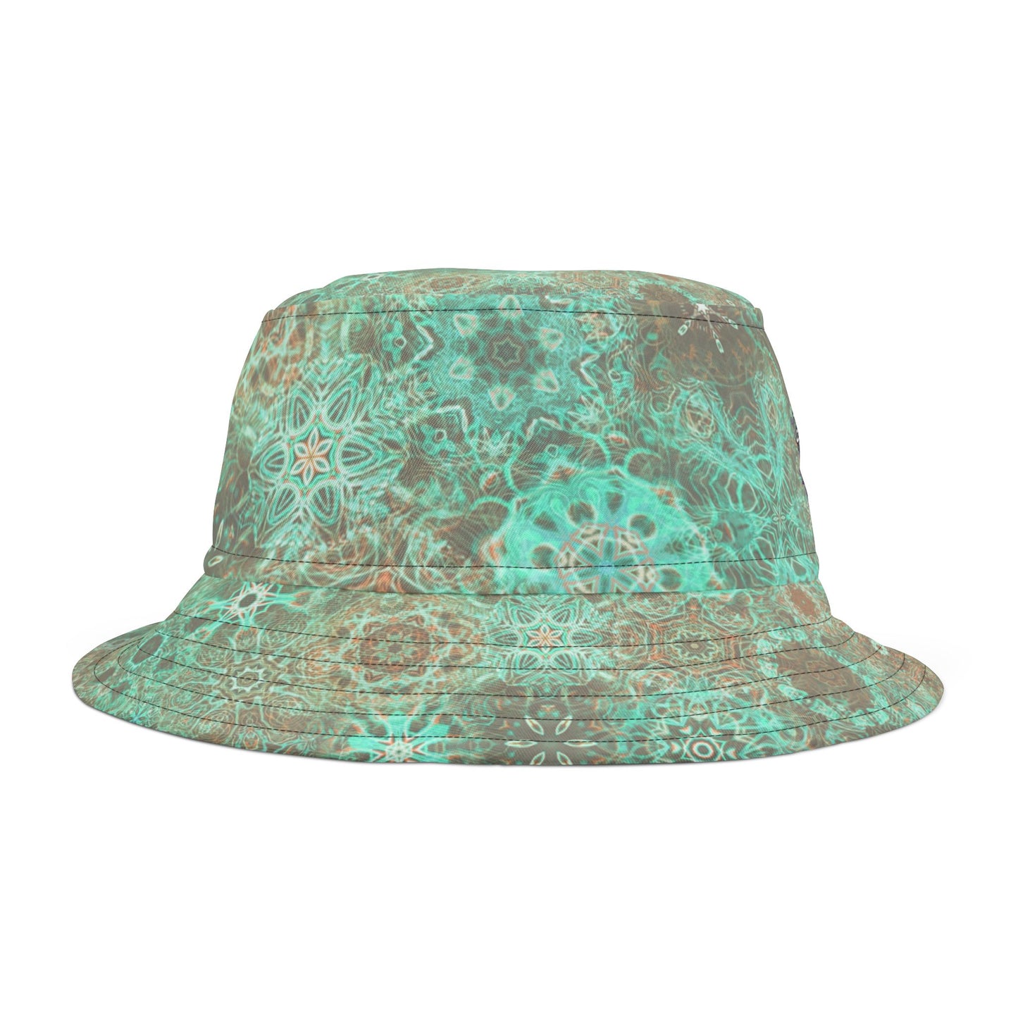 Galaxy Frog Cymatics Kaleidoscape Bucket Hat (AOP)