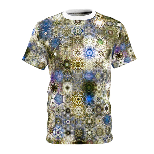 Galaxy Frog AOP Men's Cymatics Cut & Sew Tee 0002