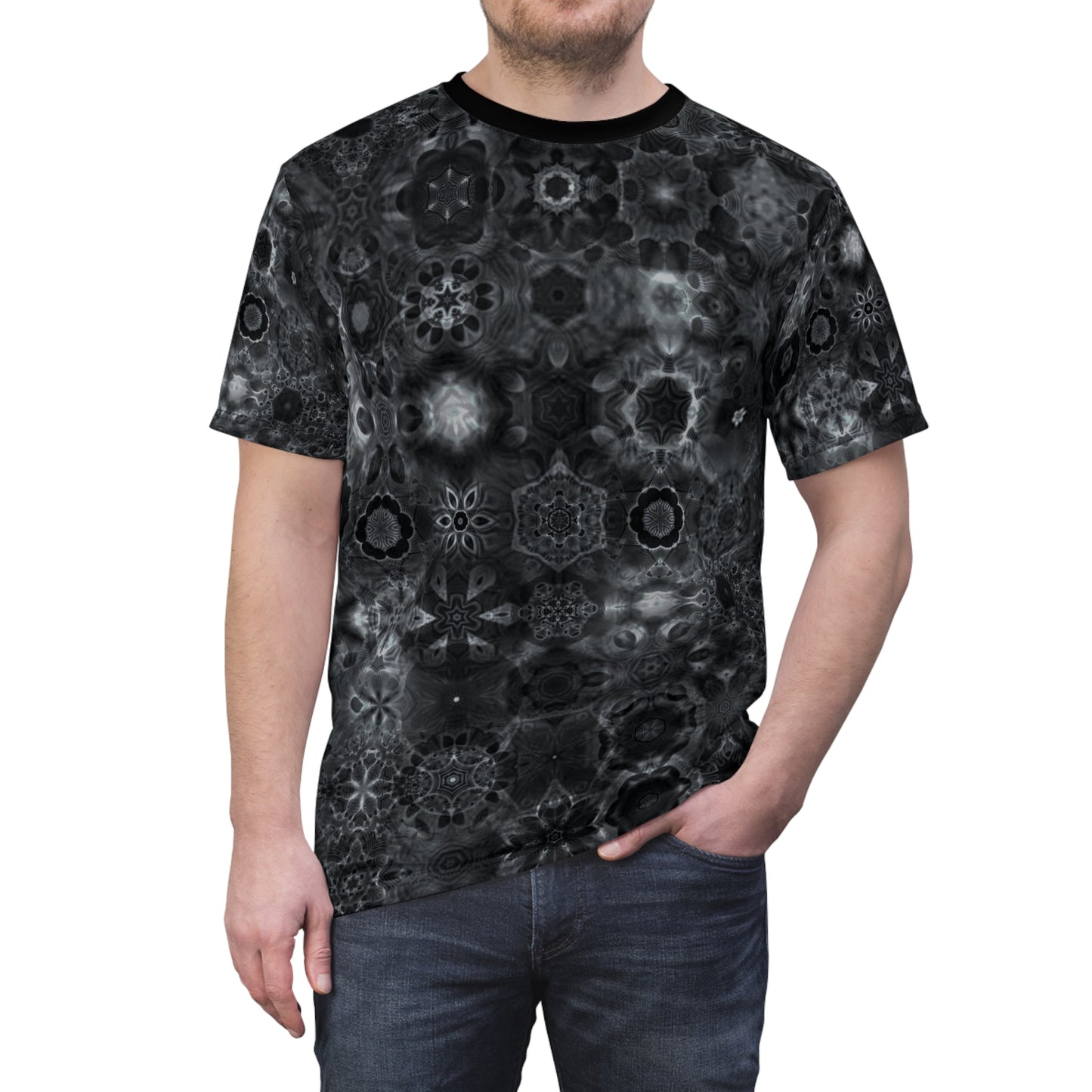 Galaxy Frog Cymatics Unisex AOP Cut & Sew Tee