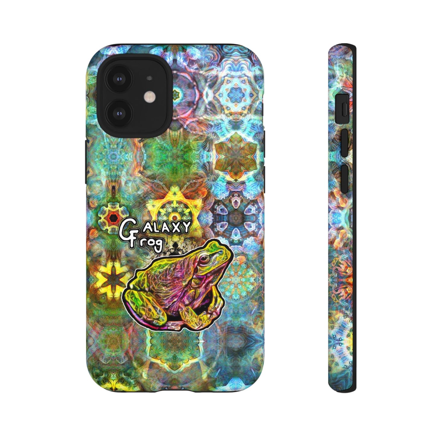 Galaxy Frog Fractal Cymagic Kaleidoscape Phone Cases