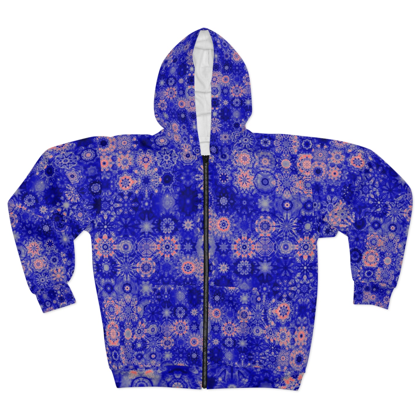 Copy of Galaxy Frog AOP Unisex Zip Hoodie