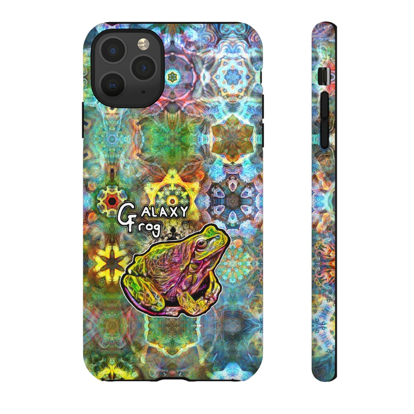 Galaxy Frog Fractal Cymagic Kaleidoscape Phone Cases