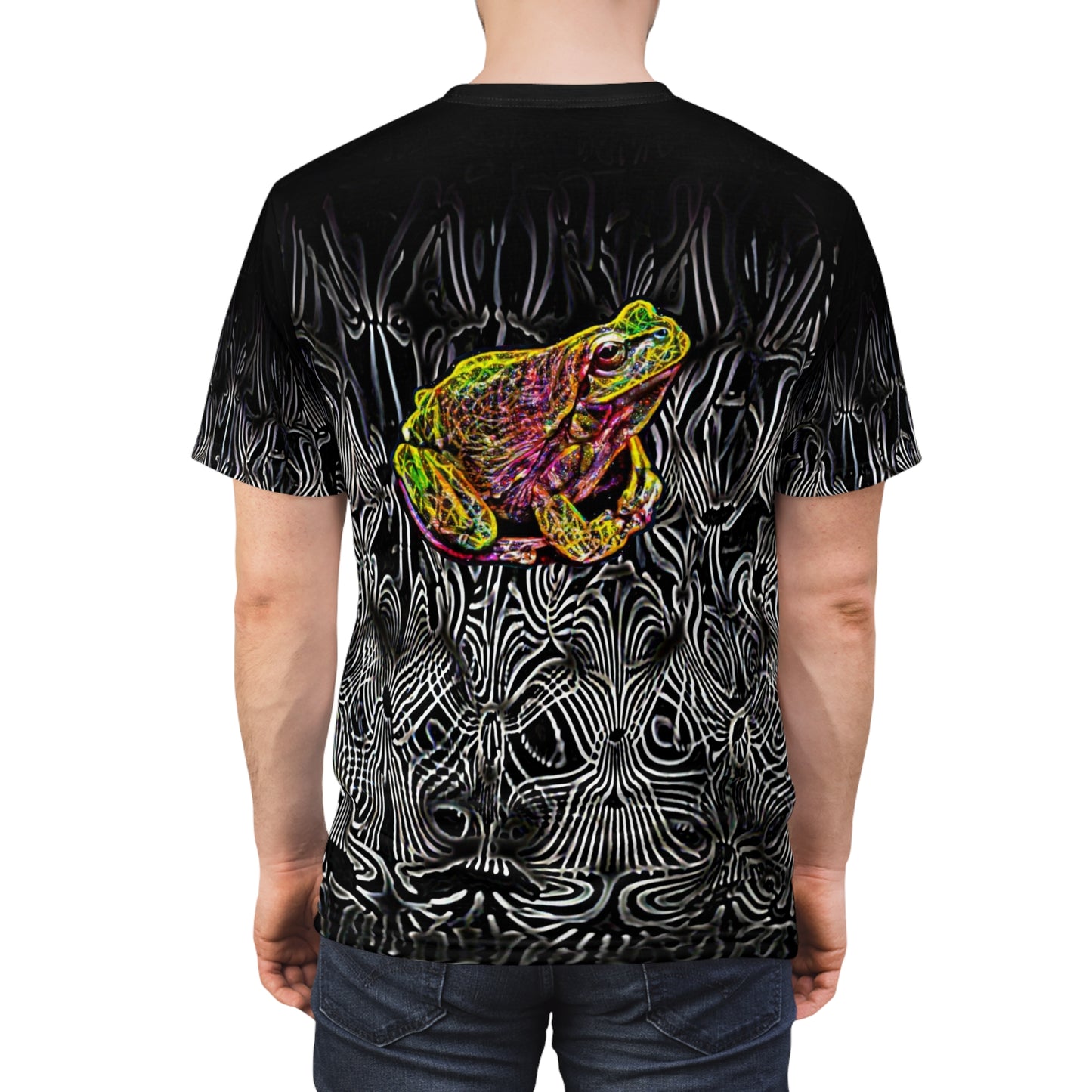 Galaxy Frog Cymatics AOP Cut & Sew Tee