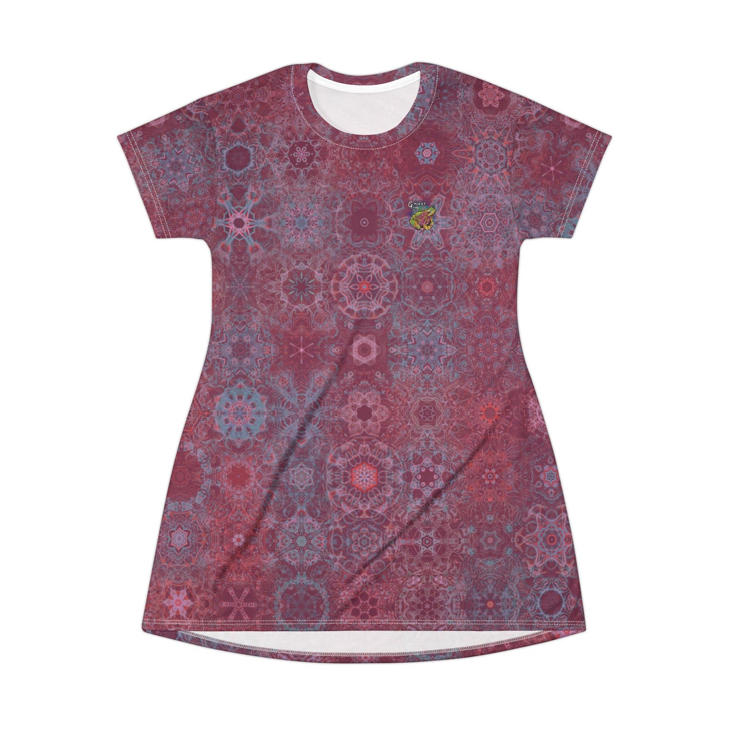 Galaxy Frog Ladies T-Shirt Dress (AOP)