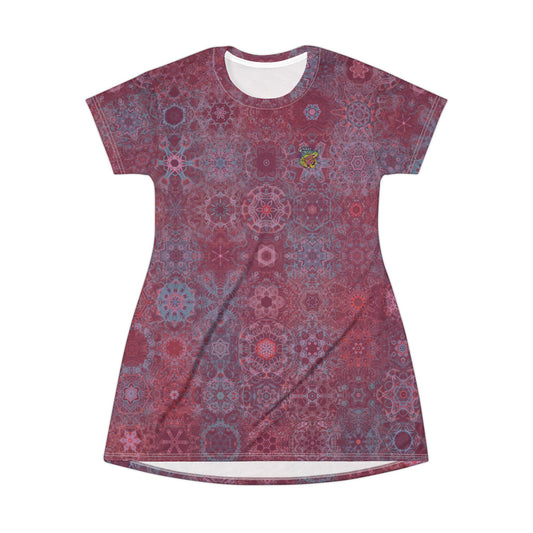 Galaxy Frog Ladies T-Shirt Dress (AOP)