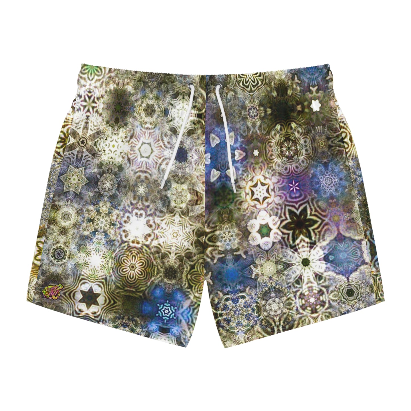 Galaxy Frog Cymatics Swim Trunks 0002